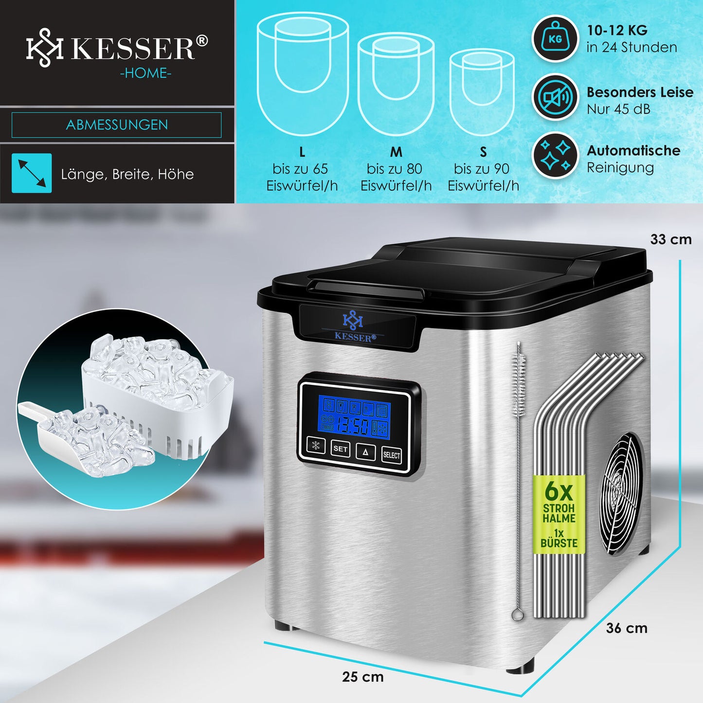 KESSER® Eiswürfelberei