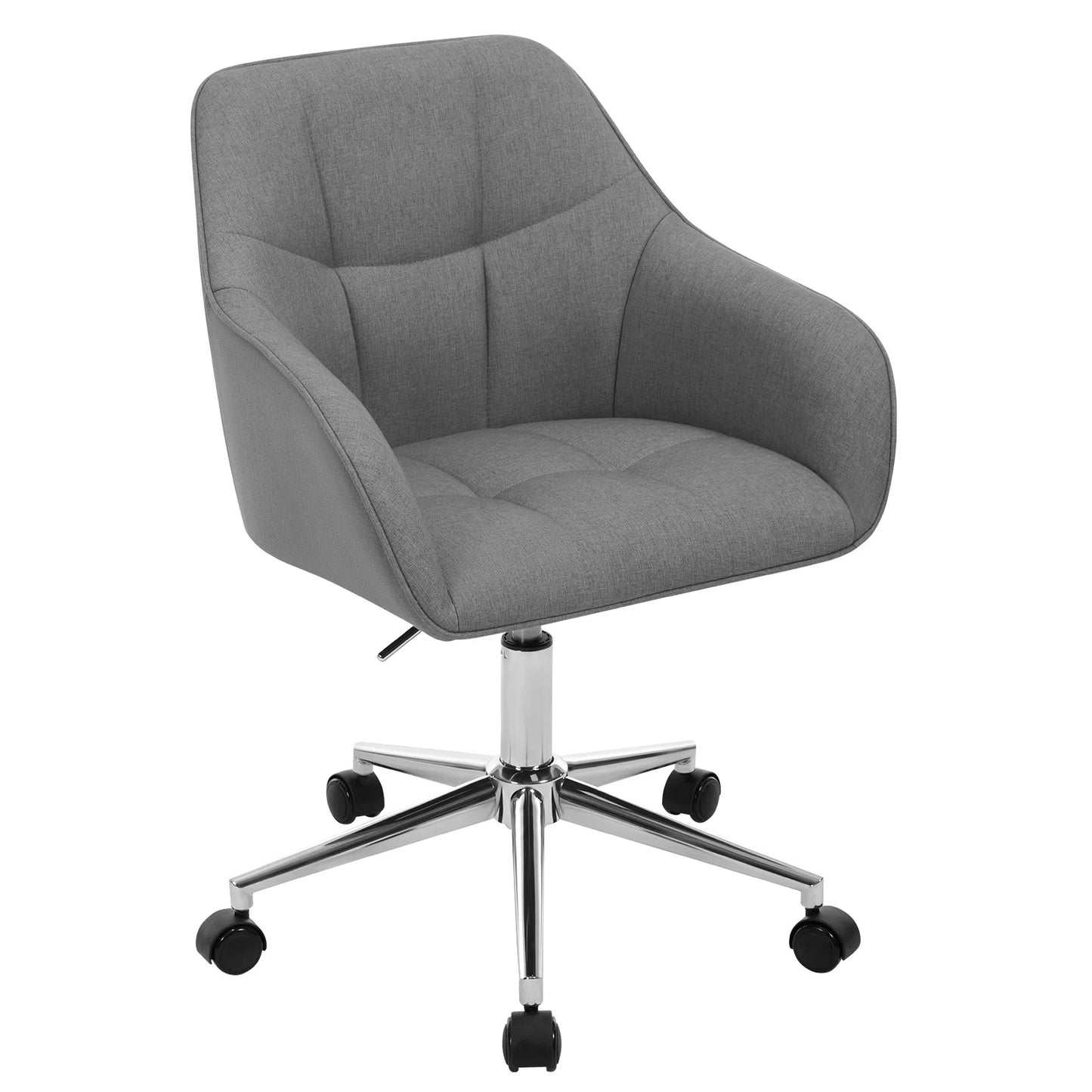 Velvet Office Chair Swivel Desk Computer Chair Height Adjustable Makeup Chair with Armrests for Bedroom Living Room