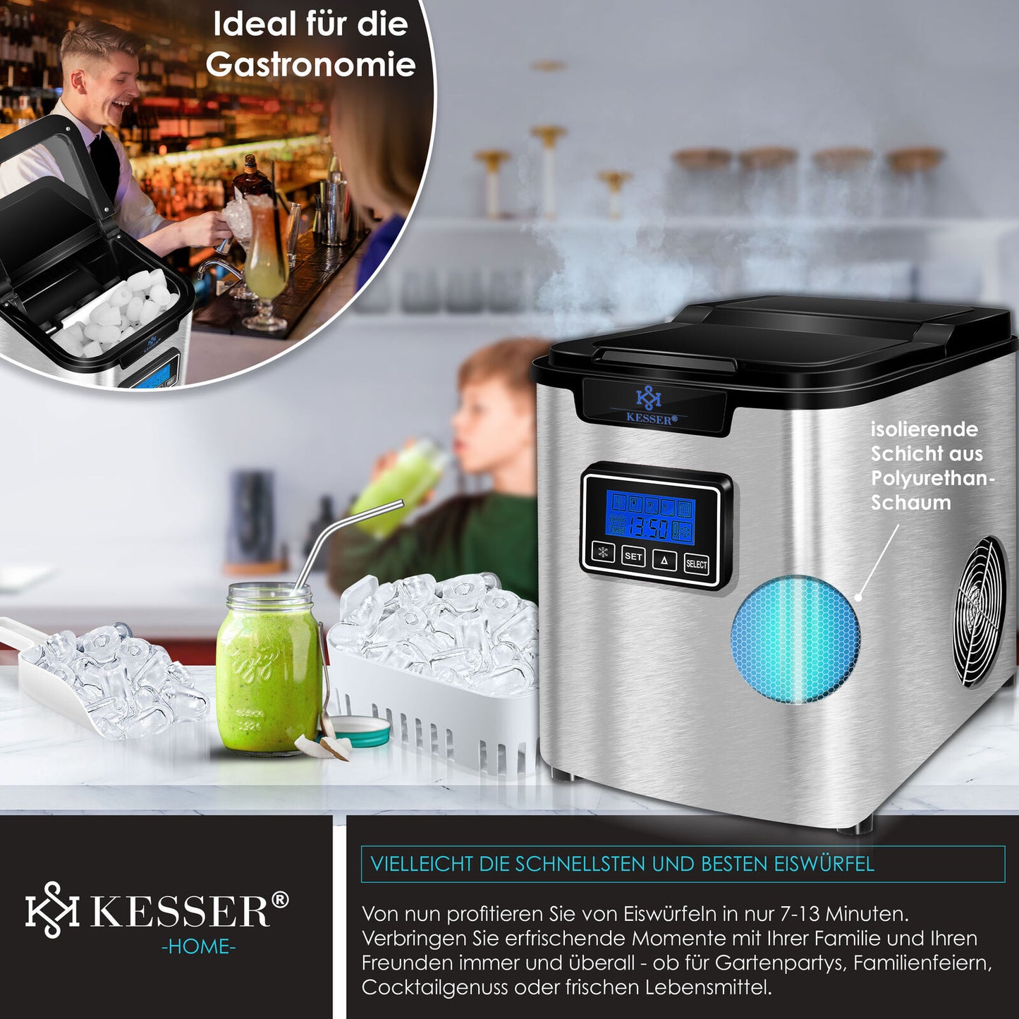 KESSER® Eiswürfelberei