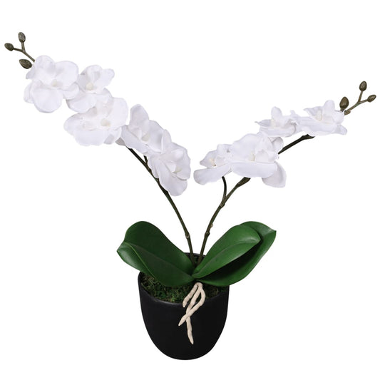 Künstliche Orchidee Mit Topf Kunstpflanze Kunstblume Mehrere Auswahl Vidaxl